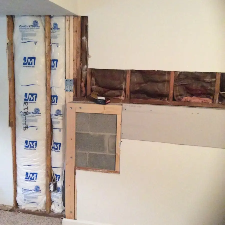 Wall insulation replacement during Structural Drying in Clarkston